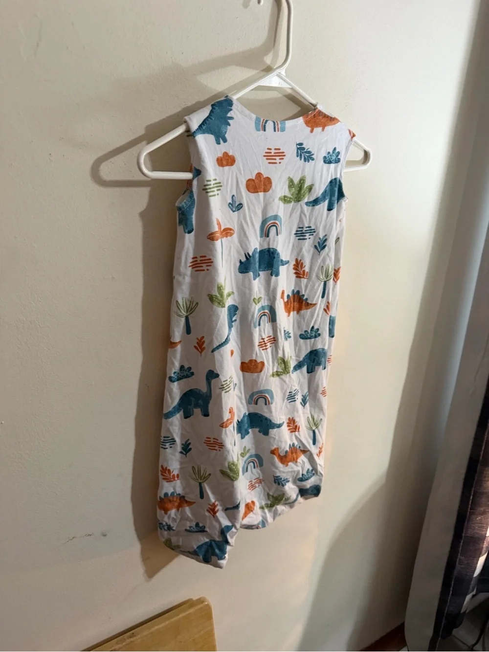 Hudson Baby Size 12-18 Months Dino Print Pajama Sleep Sack Unisex